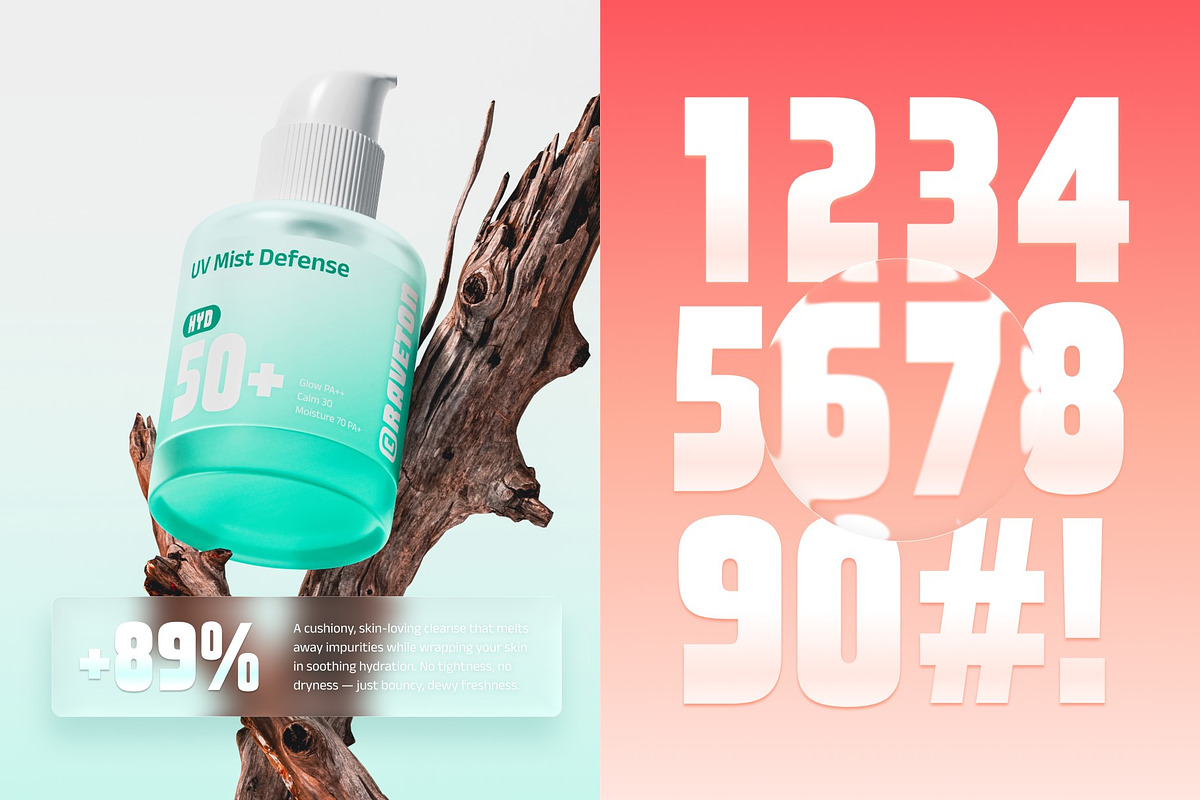 Raveton - Display Font, a Font by Studio Moara (Photo 7 of 8)
