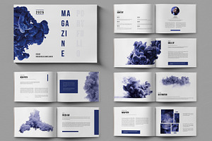 Magazine Layout Landscape, a Magazine Template by ContestDesign