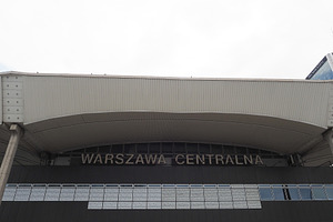 Warszawa centralna transl. Central Station in Warsaw, a Photo by WorldOfPhotos
