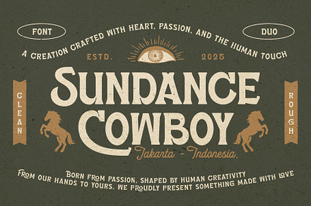 Sundance Cowboy - Font Duo, a Serif Font by Get Studio