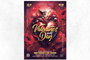 Valentines Day Party Flyer, a Flyer Template by Tarommir (Thumbnail 3 of 4)
