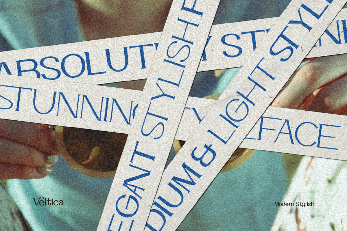 Veltica, a Serif Font by Burntilldead (Photo 9 of 13)