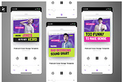 Comedy Podcast Cover, a Social Media Template by Neermana (Thumbnail 1 of 4)