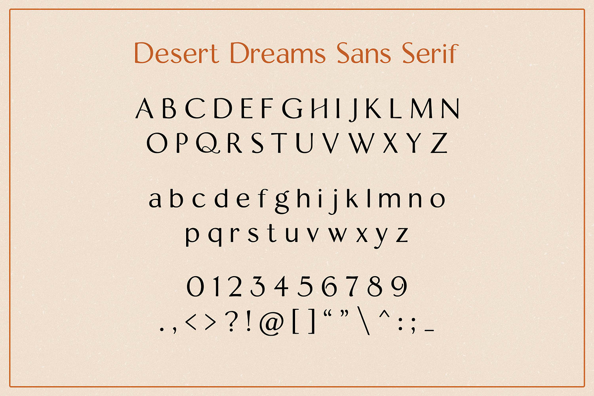 Desert Dreams | Sans Serif, a Sans Serif Font by elvinova (Photo 6 of 6)