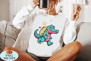 Back To School Later Gator PNG, a Seasonal Illustration by Daily.Designs (Thumbnail 4 of 5)