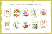 Hand-Drawn Earthy Wildflowers Kit, a Pattern Graphic by Lettering_Logo (Thumbnail 5 of 17)