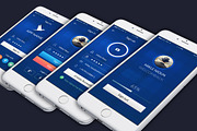 UI Mobile 5 Background, an UI Kit Template by Alireza Farzad (Thumbnail 4 of 7)