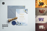 Envelope Wax Mockup Set - Styled Lay, a Product Mockup by Custom Scene (Thumbnail 1 of 9)