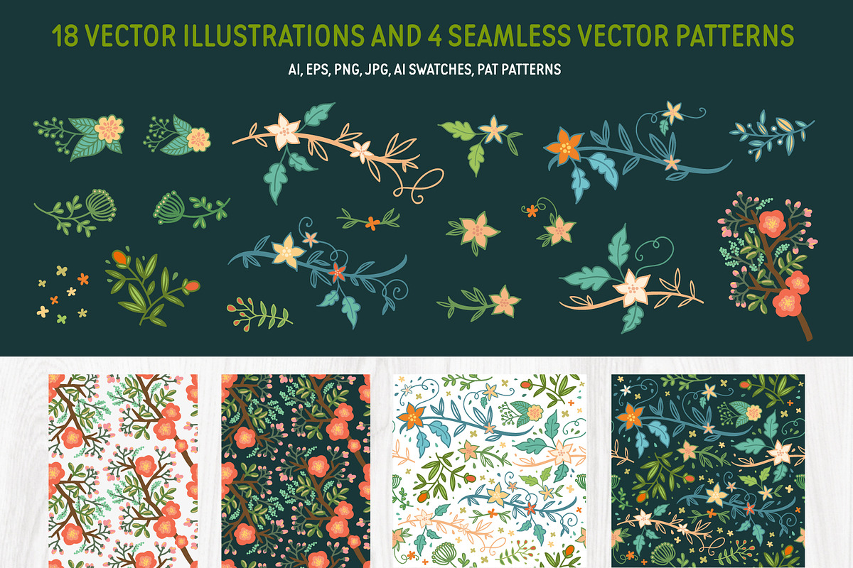 Spring! Letterings+graphics, an Illustration by Nina's Illustration Shop (Photo 6 of 8)
