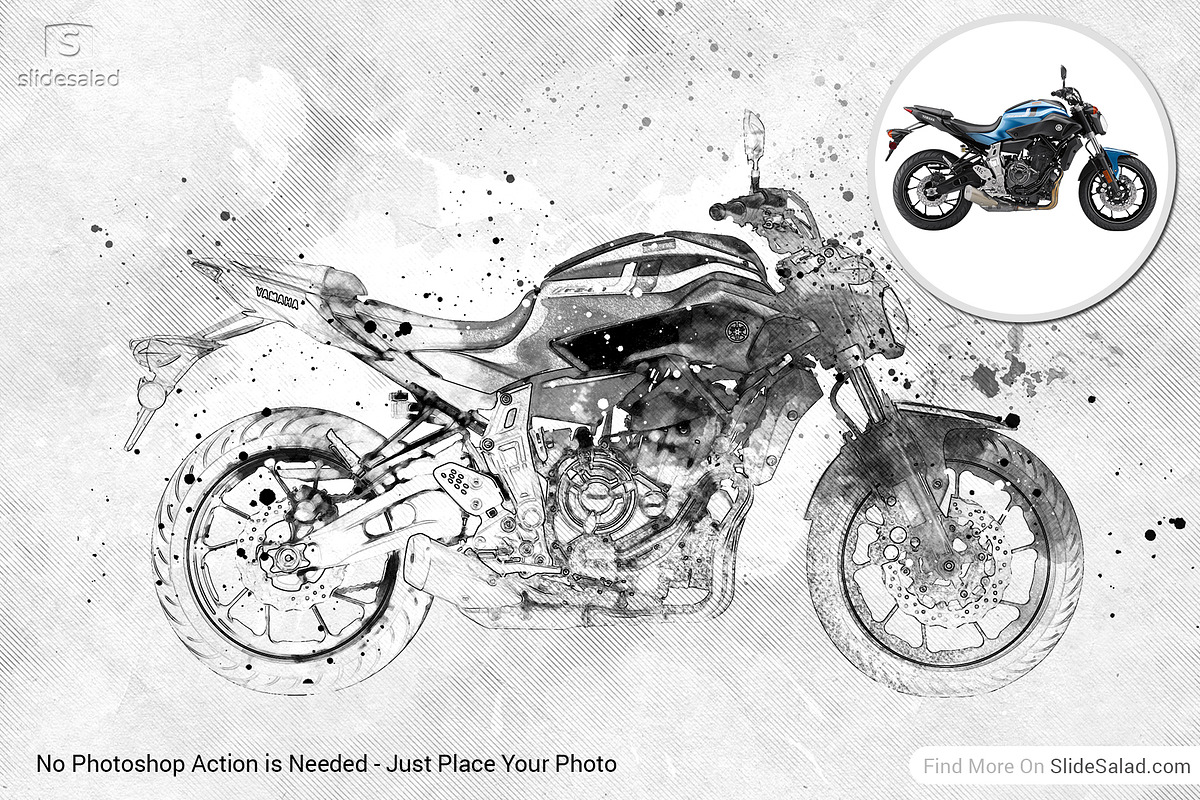 Tech Sketch Art Photoshop Mock-ups, an Action Add-On by SlideSalad (Photo 10 of 27)