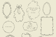 Line art hand drawn spiral frames, an Object Graphic by Grace Noboa Illustrations (Thumbnail 3 of 13)