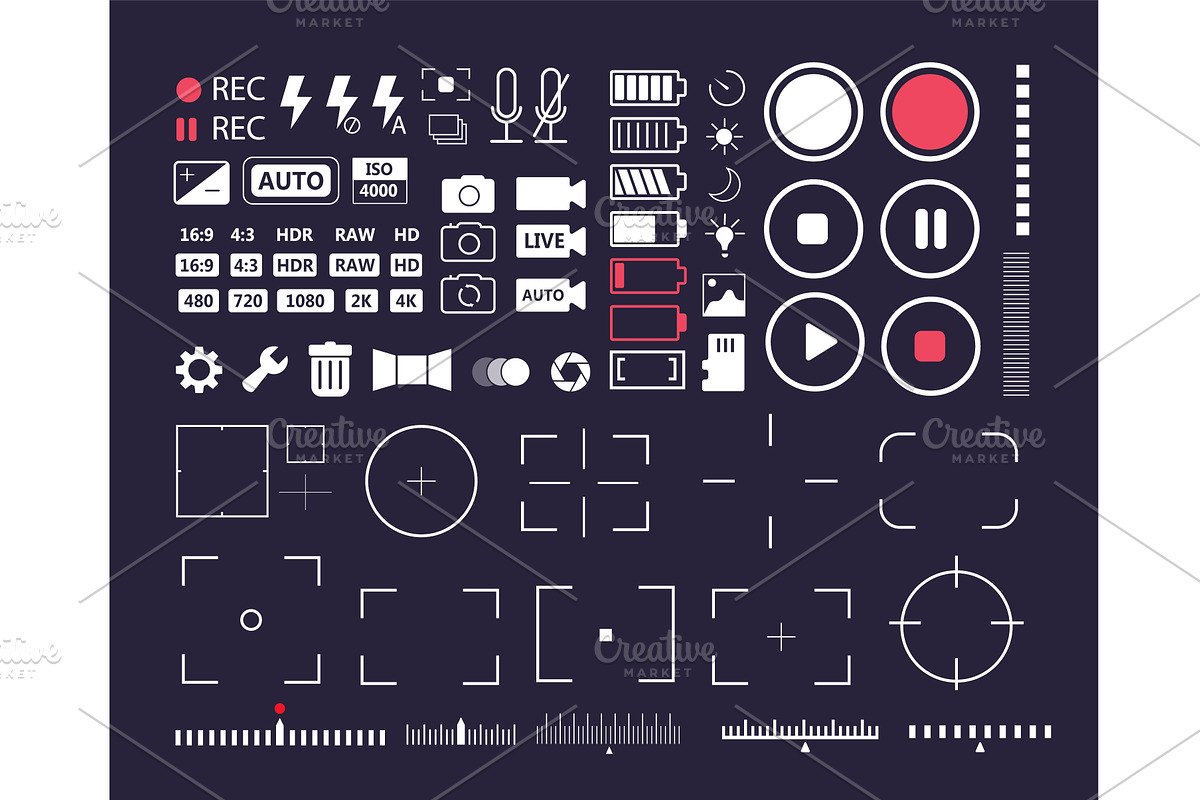 Phone multimedia user interface, an Illustration by studioworkstock