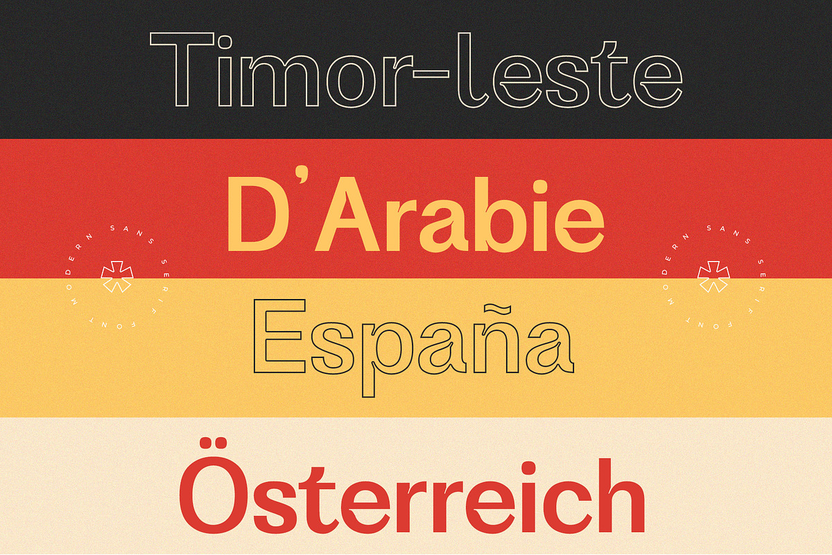 Belfort Bold | Modern Sans, a Sans Serif Font by Krismagraph (Photo 6 of 10)