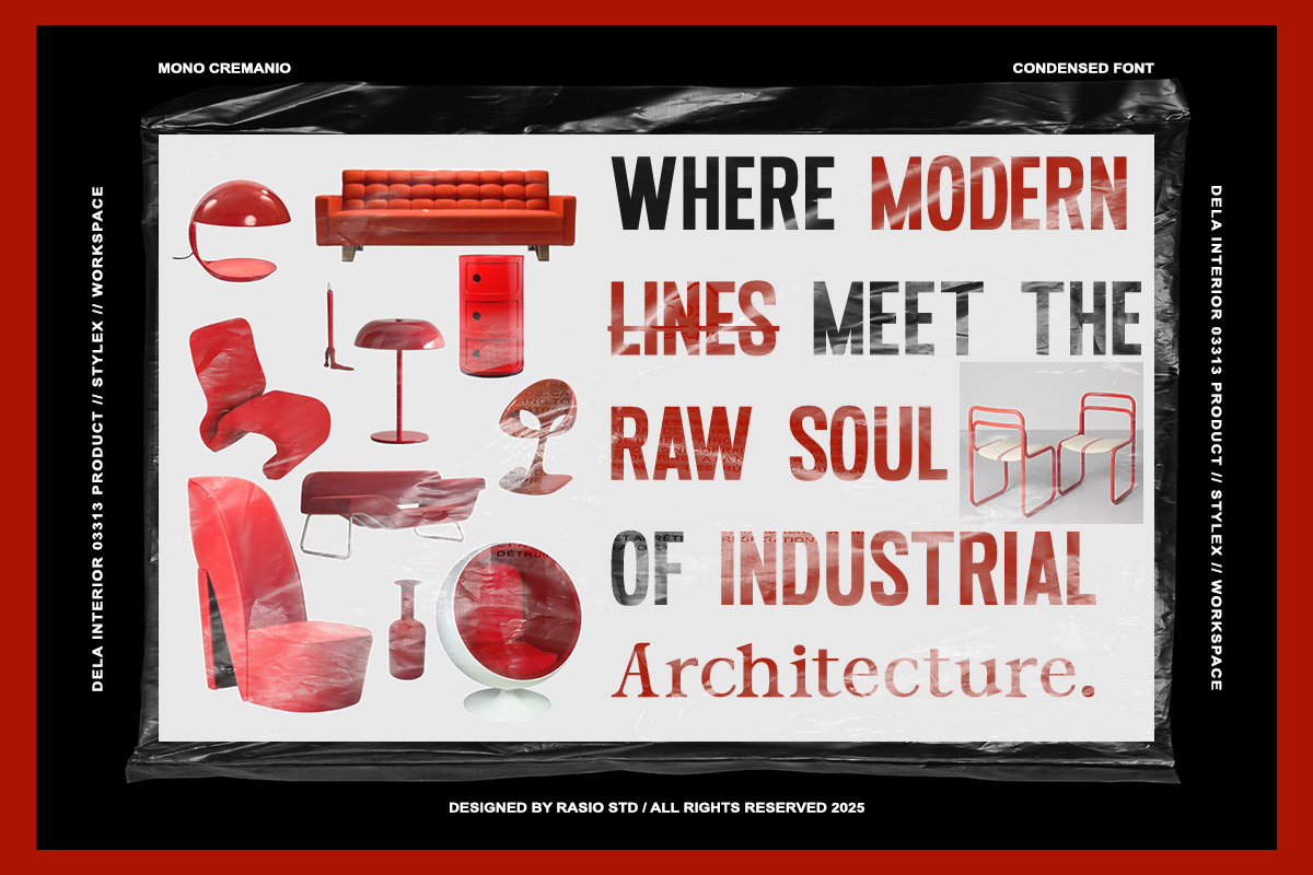 Mono Cremanio Modern Bold Font, a Sans Serif Font by Rasio Studio (Photo 10 of 12)