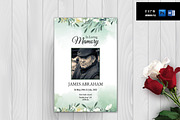 Funeral Announcement Card, a Flyer Template by Template Shop (Thumbnail 1 of 3)
