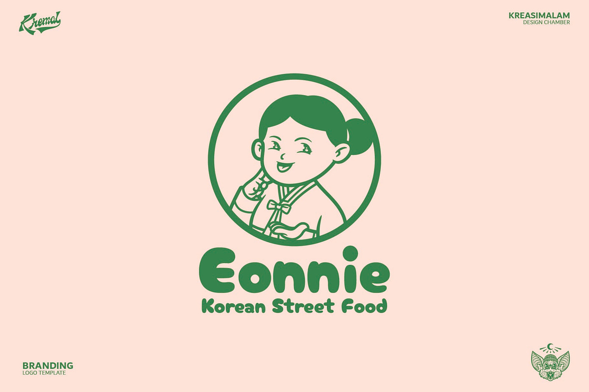 Eonnie Logo Template, a Branding & Logo Template by Kreasi Malam (Photo 4 of 12)