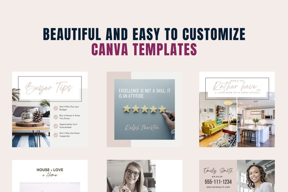 1000 Real Estate Instagram Posts, a Social Media Template by RealEstateDreams (Photo 6 of 10)