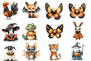 Halloween  Animals Clipart, an Illustration by Designworld (Thumbnail 4 of 6)