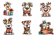 Whimsical fuluffy dog clip art, an Illustration by CreationArt (Thumbnail 5 of 5)