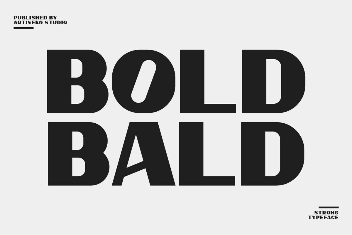 Trucho Bold Sans Font, a Sans Serif Font by Artiveko (Photo 2 of 8)
