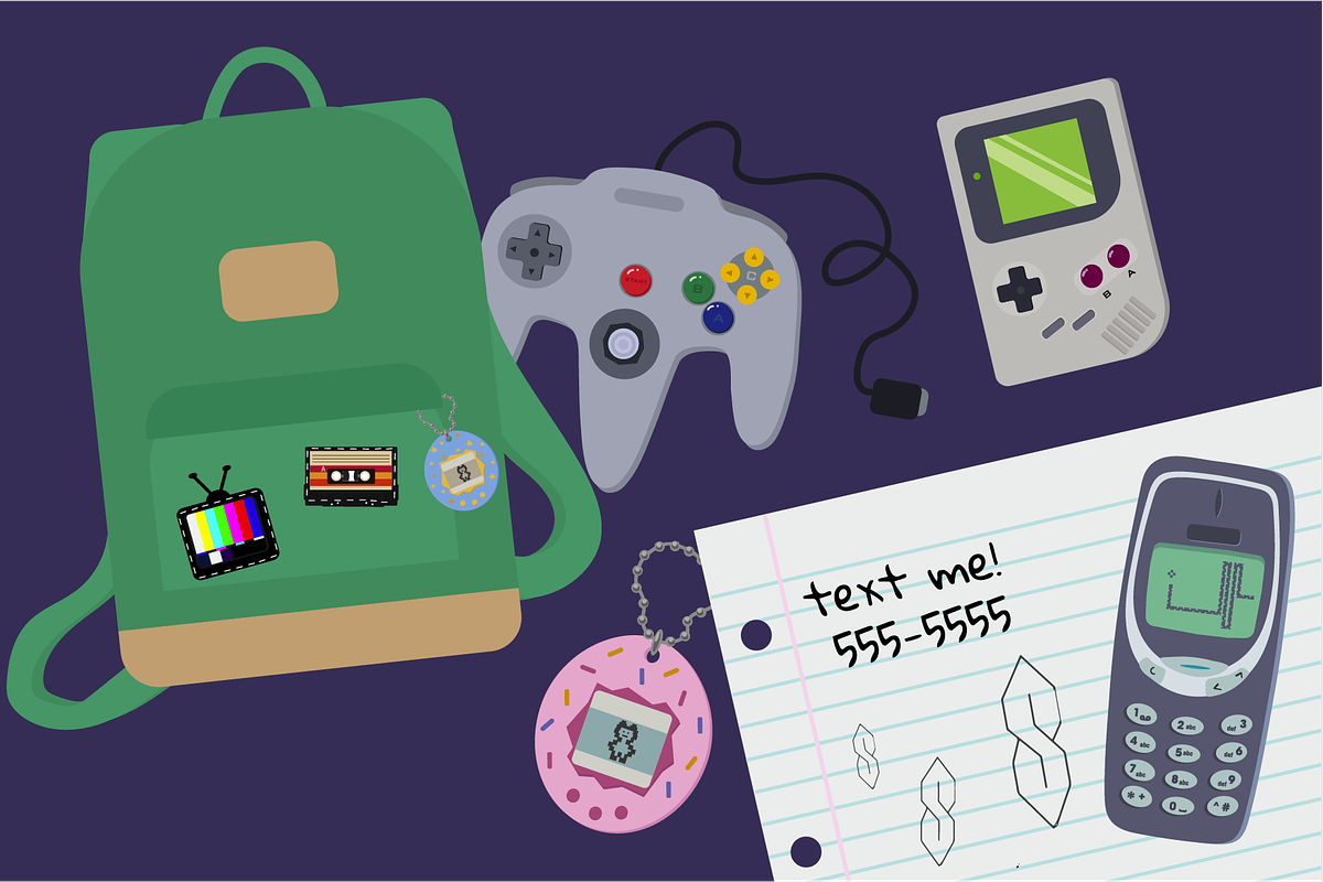 Retro Tech Illustration Pack, a Technology Illustration by saragoodies (Photo 6 of 7)