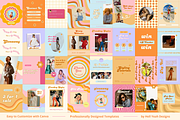 100 Retro Instagram Post Templates, a Social Media Template by Hell Yeah Designs (Thumbnail 7 of 10)