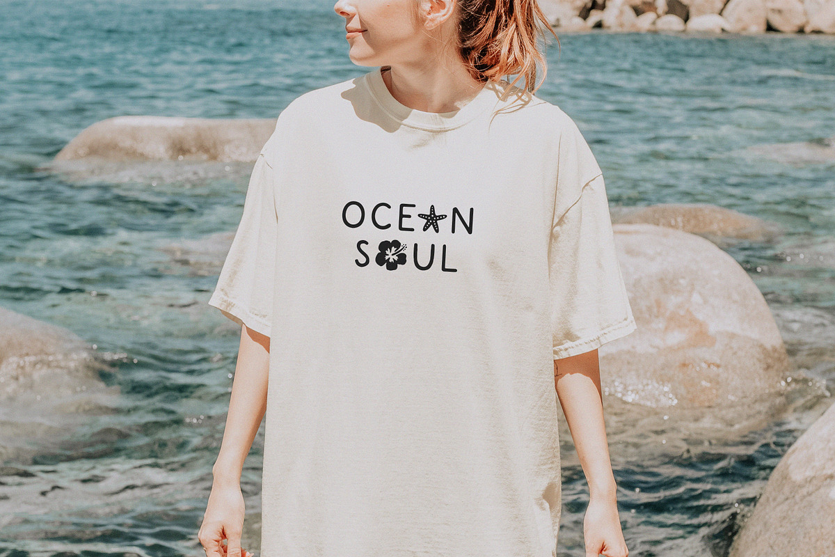 Coastal Paradise - Cute Summer Font, a Handwritten Font by simpleblues (Photo 3 of 12)