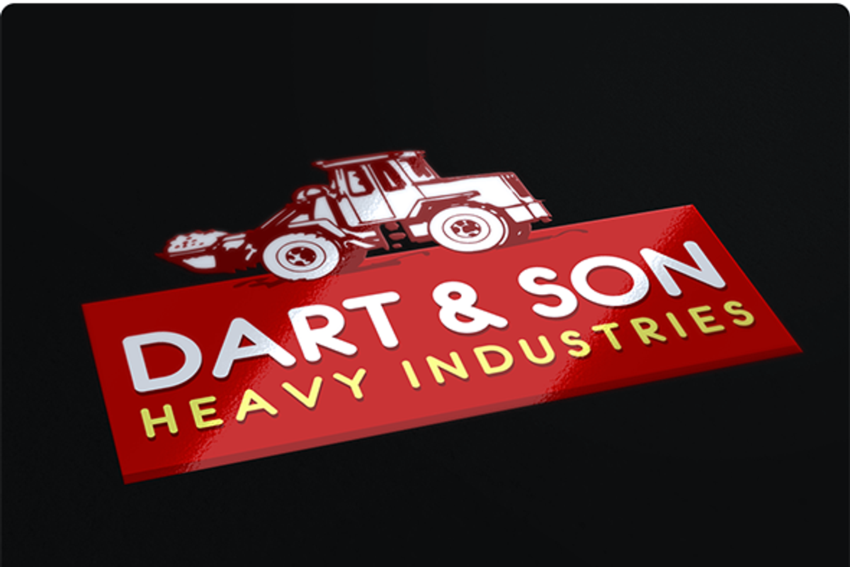 Heavy Industry Logo Design, a Branding & Logo Template by free2fonts (Photo 2 of 4)