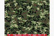 SVG Camouflage, Seamless pattern, a Pattern Graphic by DesignStudioRM (Thumbnail 3 of 3)