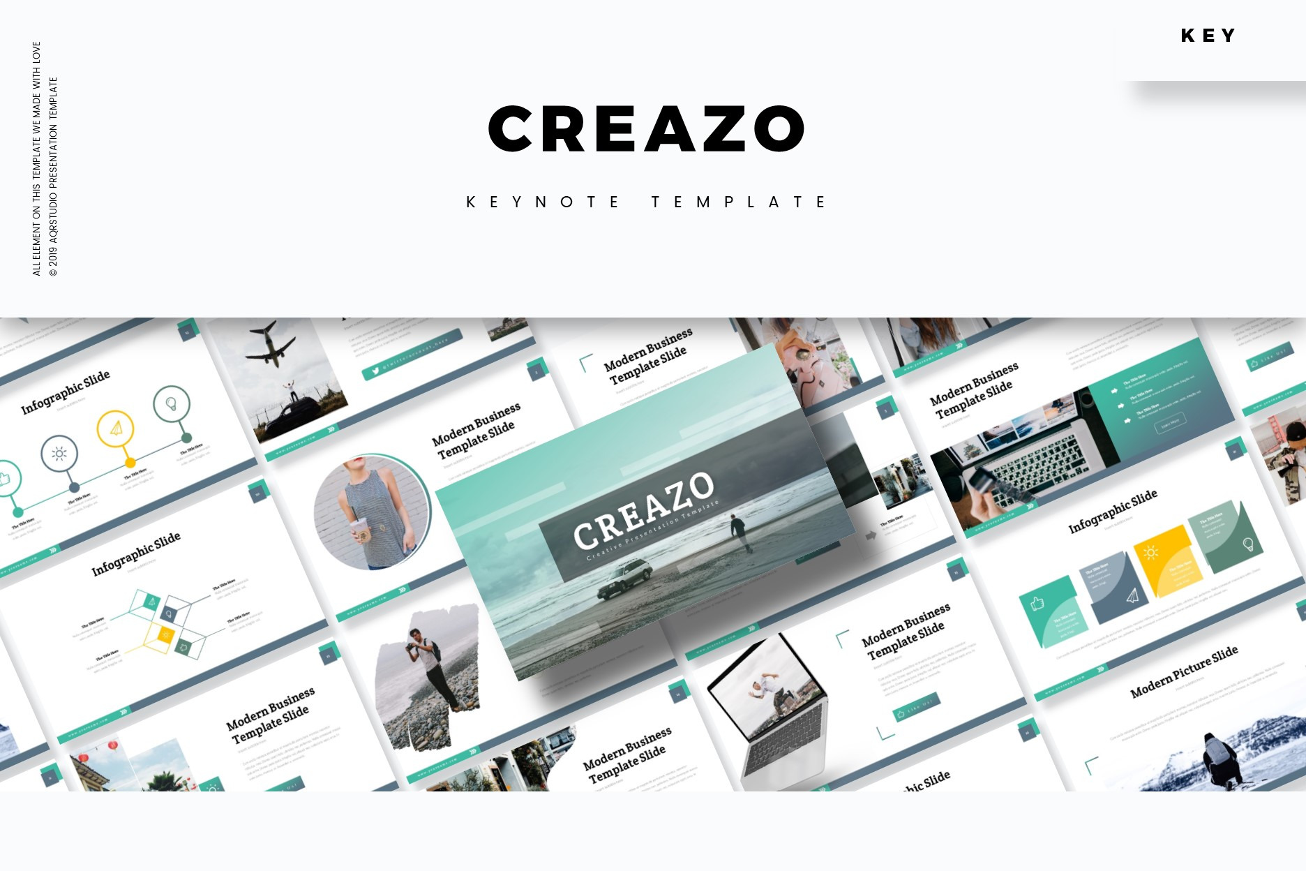 Creazo - Keynote Template, a Presentation Template by AQR Studio