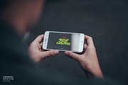 iPhone7 RED PSD Mockups, an iPhone Mockup by North&Nano (Thumbnail 8 of 12)