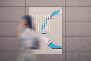50 poster mockup bundle glued paper, an Advertising Mockup by FoundImages (Thumbnail 28 of 55)