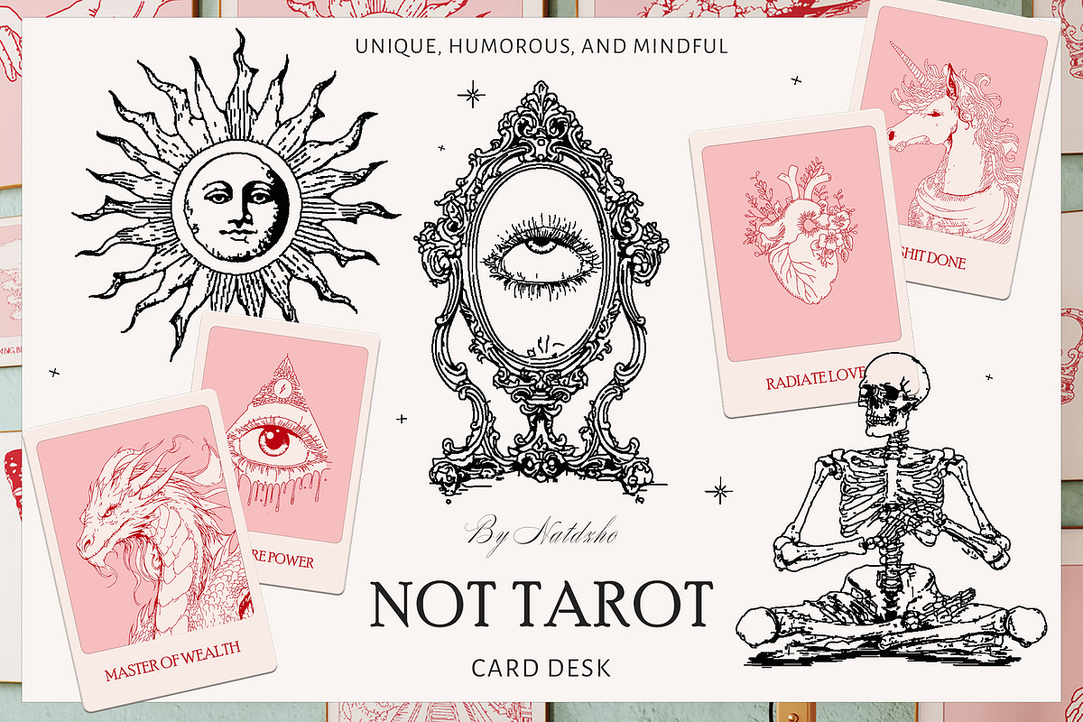 Not Tarot. Cards & Clipart, an Object Graphic by Purple (Photo 1 of 14)