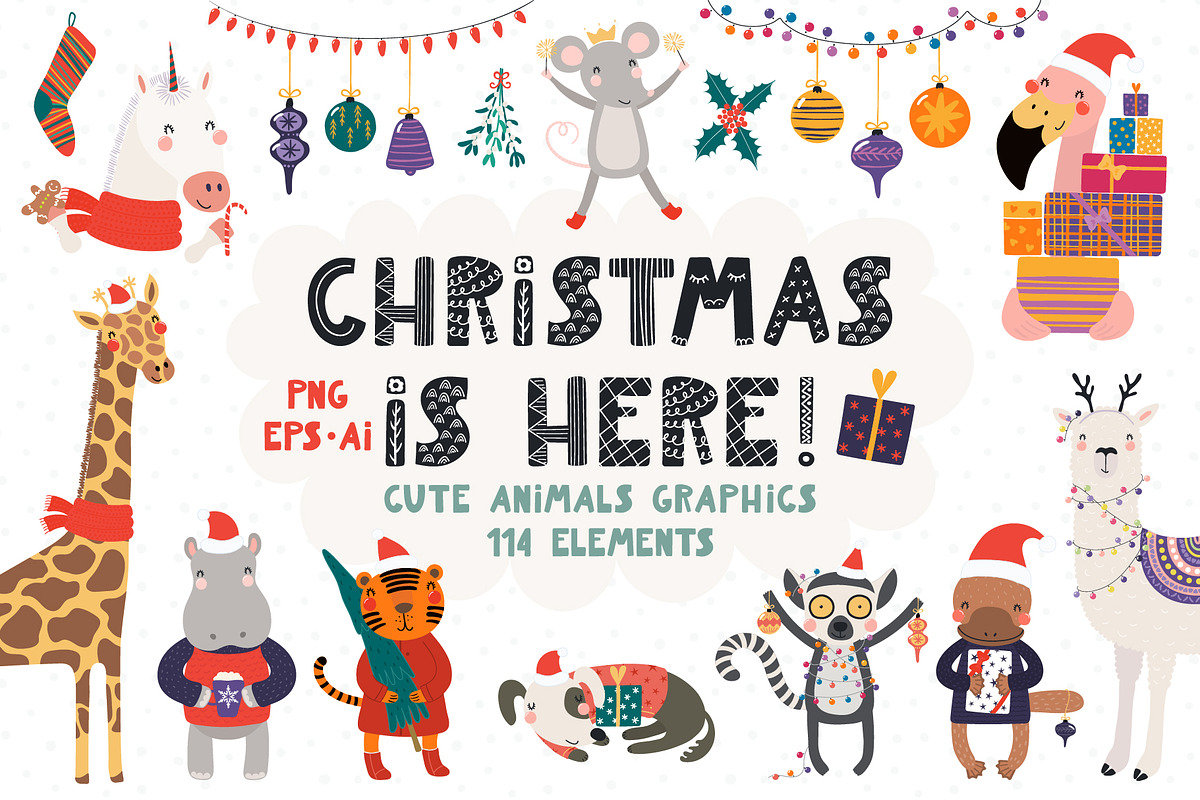 Cute Little Animals Bundle, an Animal Illustration by sceptical cactus (Photo 10 of 12)