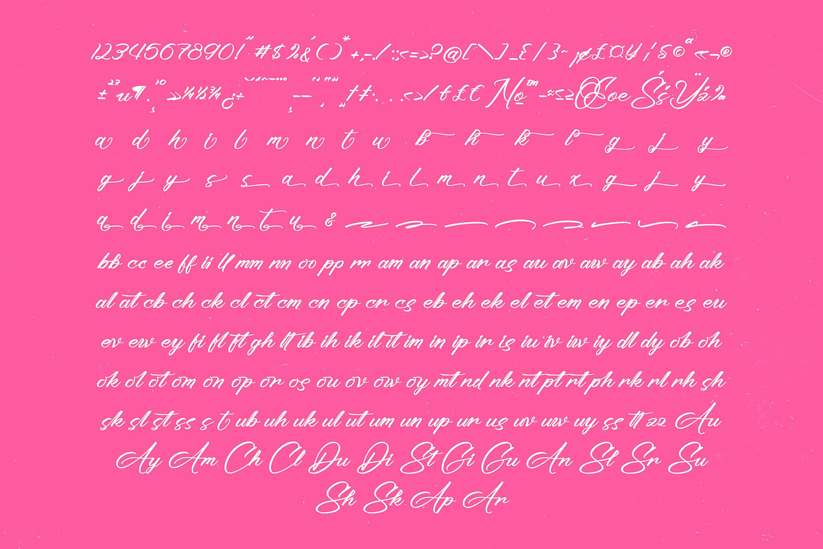 Ayeshy Clanita Bold Calligraphy, a Script Font by stylishtype.co (Photo 17 of 20)
