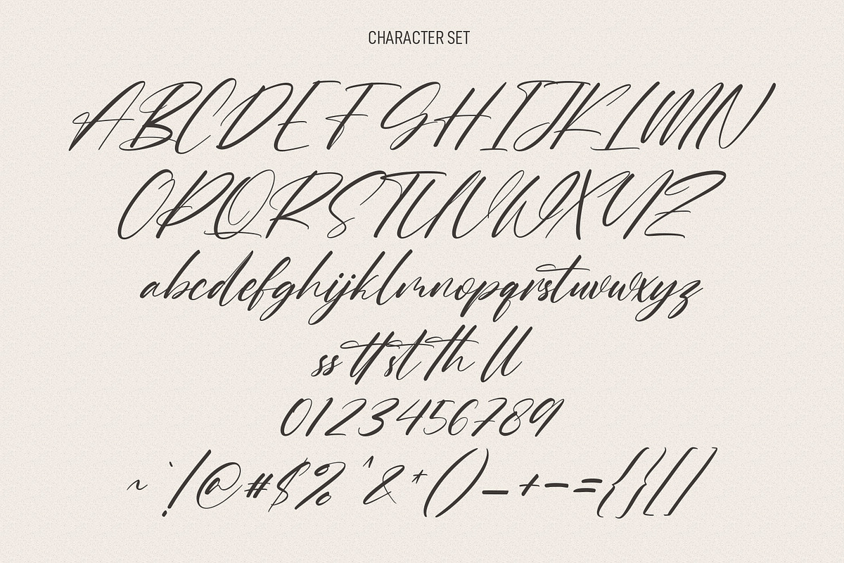 Charlotte Matthew Signature Script F, a Script Font by Maulana Creative (Photo 7 of 10)