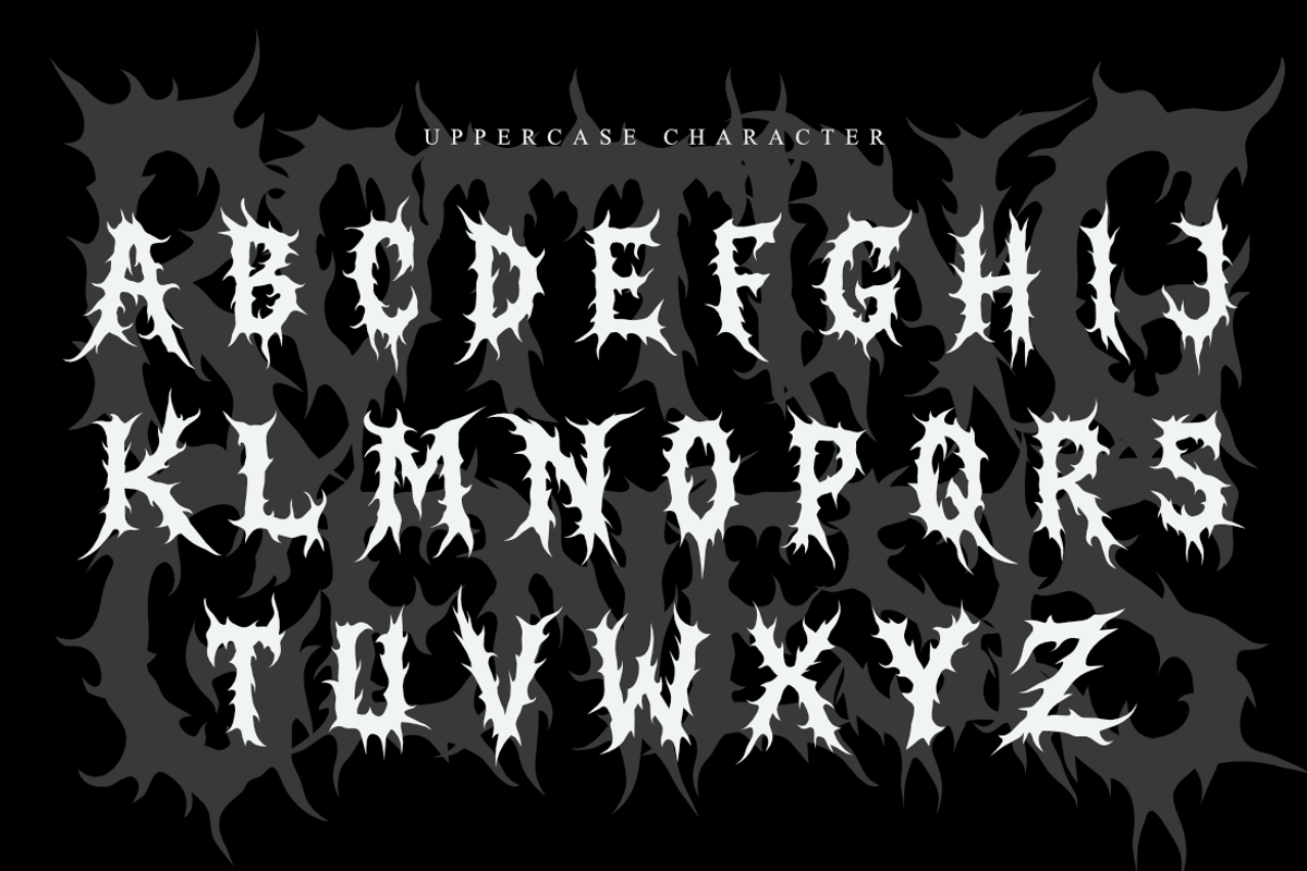 Rotting Genesis | Brutal Death Metal, a Symbol Font by Masyafi Studio (Photo 5 of 9)