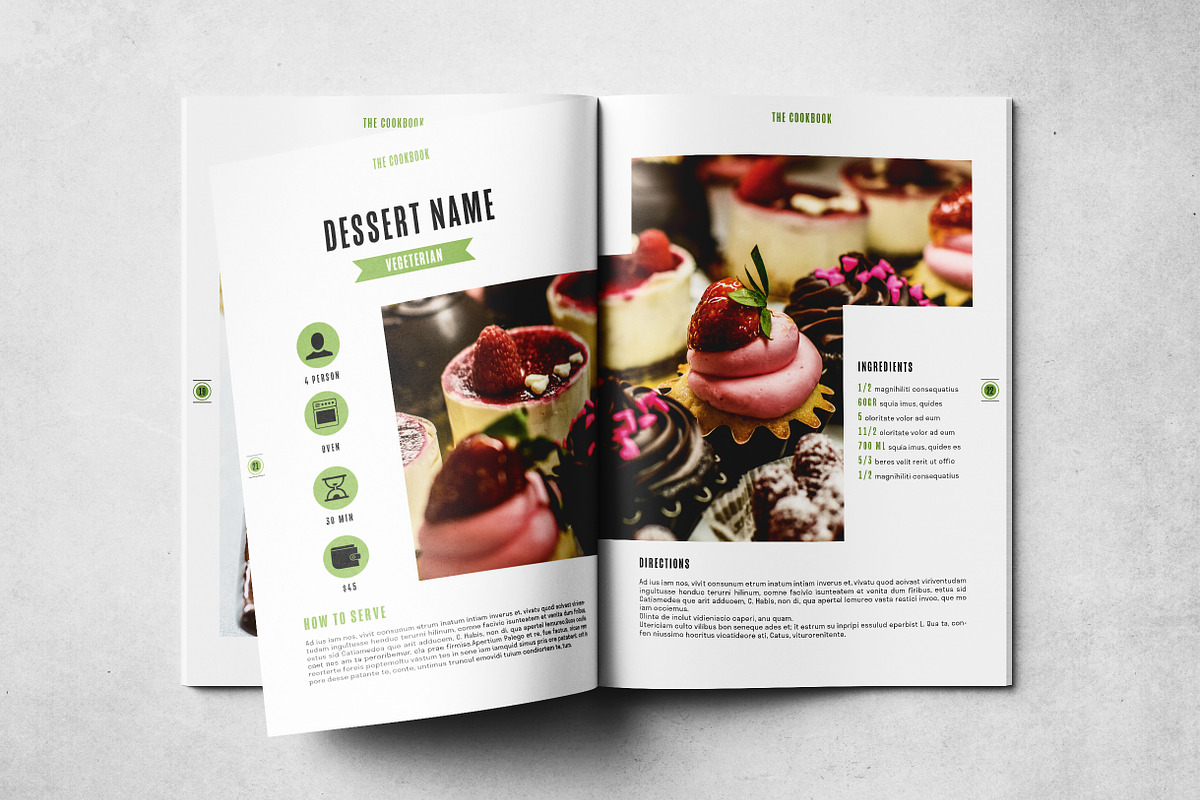 CookBook Layout Template, a Brochure Template by Grkic Creative (Photo 12 of 13)