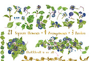 Ivy_Greenery_watercolor, an Illustration by watercolorwild.graphics (Thumbnail 4 of 7)