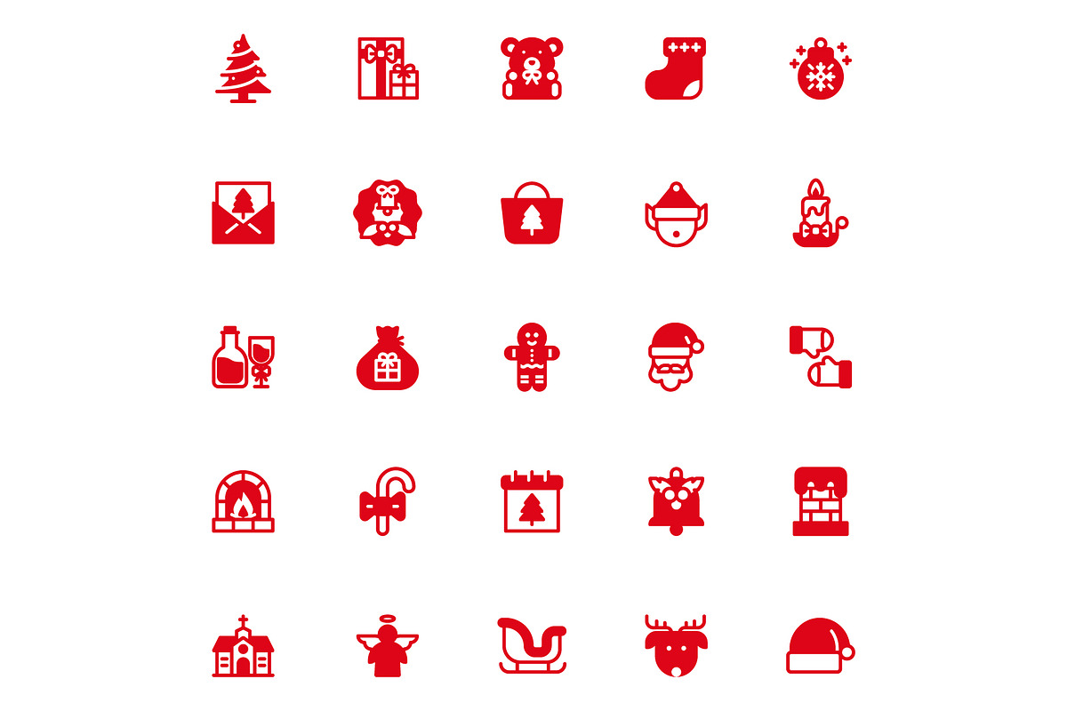 Merry Christmas Glyph, an Icon by kerismaker (Photo 4 of 4)