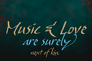 So Lovely Script Typeface, a Script Font by Positype (Thumbnail 4 of 5)