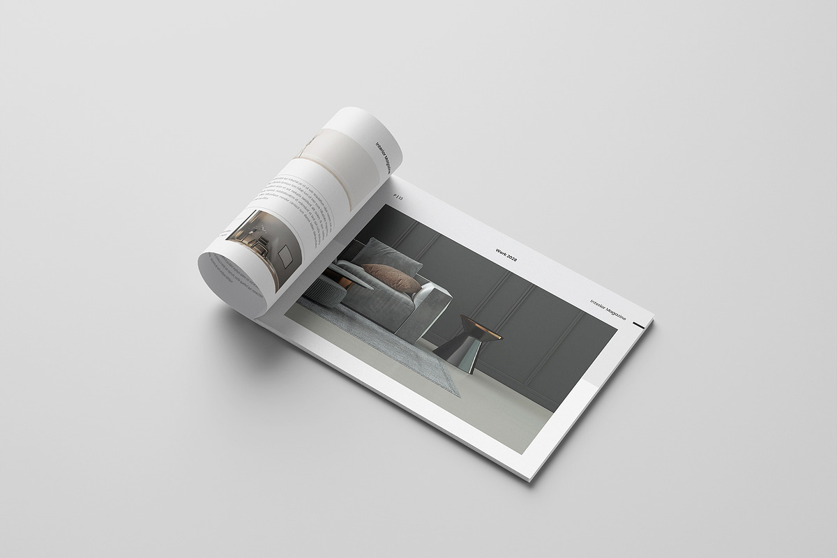 Interior Design Magazine Landscape, a Magazine Template by Spark_Creative (Photo 7 of 13)