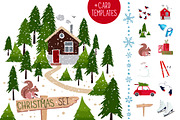 Big winter set., an Object Graphic by Olga Bonitas (Thumbnail 1 of 3)