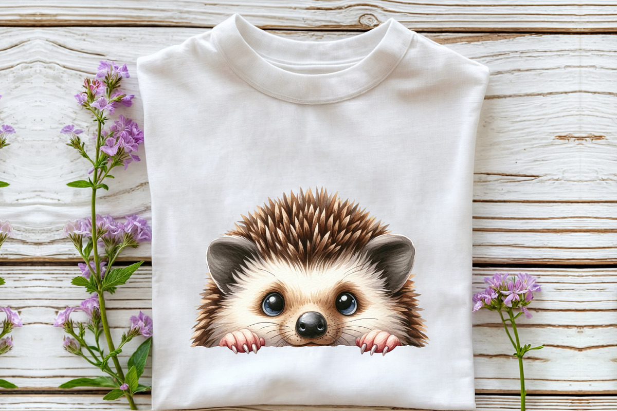 Funny Animals Peeking Clipart, an Illustration by Rose Art (Photo 7 of 7)