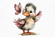 Whimsical Easter Duck Clipart Bundle, an Illustration by Craft Nest (Thumbnail 11 of 11)