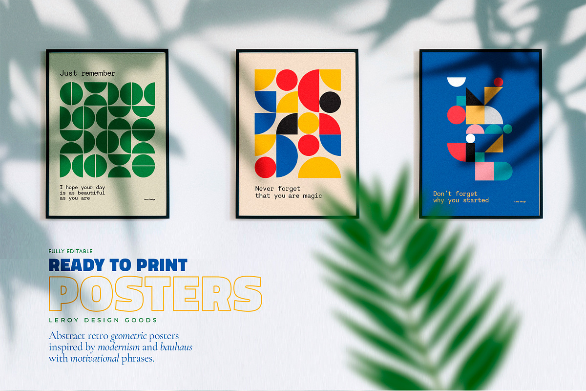 Abstract Geometric Posters, a Graphic by LEROY Design (Photo 7 of 7)