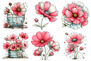 Spring Cosmos Flower Clipart, an Illustration by Daily.Designs (Thumbnail 3 of 8)