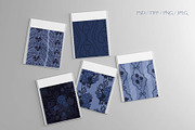Bedtime florals. Midnight Patterns, a Pattern Graphic by PaperJamLab (Thumbnail 5 of 13)