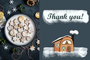 Winter snow covered houses clipart, an Education Illustration by NataLyaroArt (Thumbnail 6 of 6)