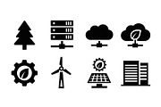 Modern Energy Industry Silhouette, a Graphic by hafijul (Thumbnail 13 of 14)